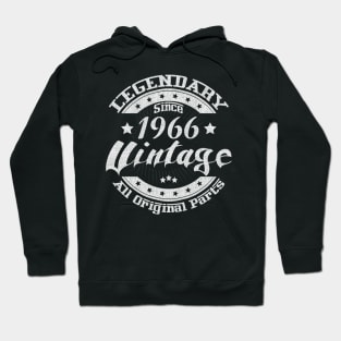 Legendary Since 1966. Vintage All Original Parts Hoodie
